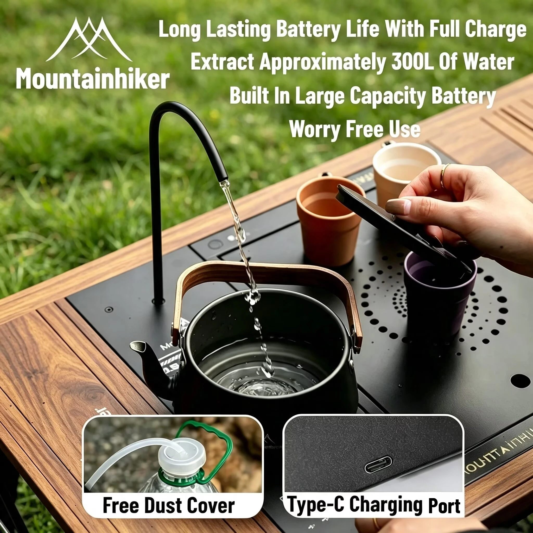 Folding Picnic Table - IGT Electric Water Dispenser Camping IGT