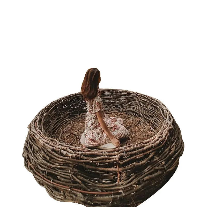 Outdoor Furniture In Bali - Internet celebrity bird's nest swing scenic