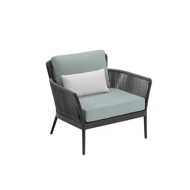 Outdoor Furniture Rope - Modern aluminum frame wicker rope weaving