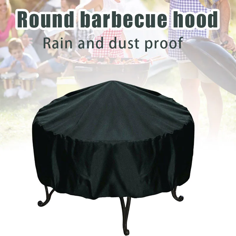Outdoor Furniture Fabric Waterproof - Fire Pit Cover Round Brazier Stove
