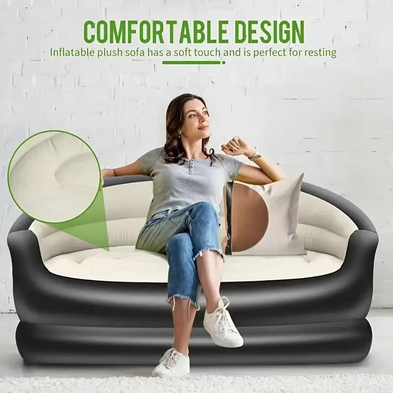 Outdoor Furniture Lounge - Outdoor Portable Inflatable Bed, Lounging Double