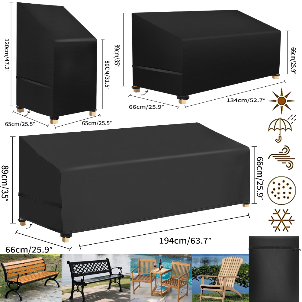 Outdoor Furniture Fabric Waterproof - Waterproof Patio Chair Dust Covers Garden