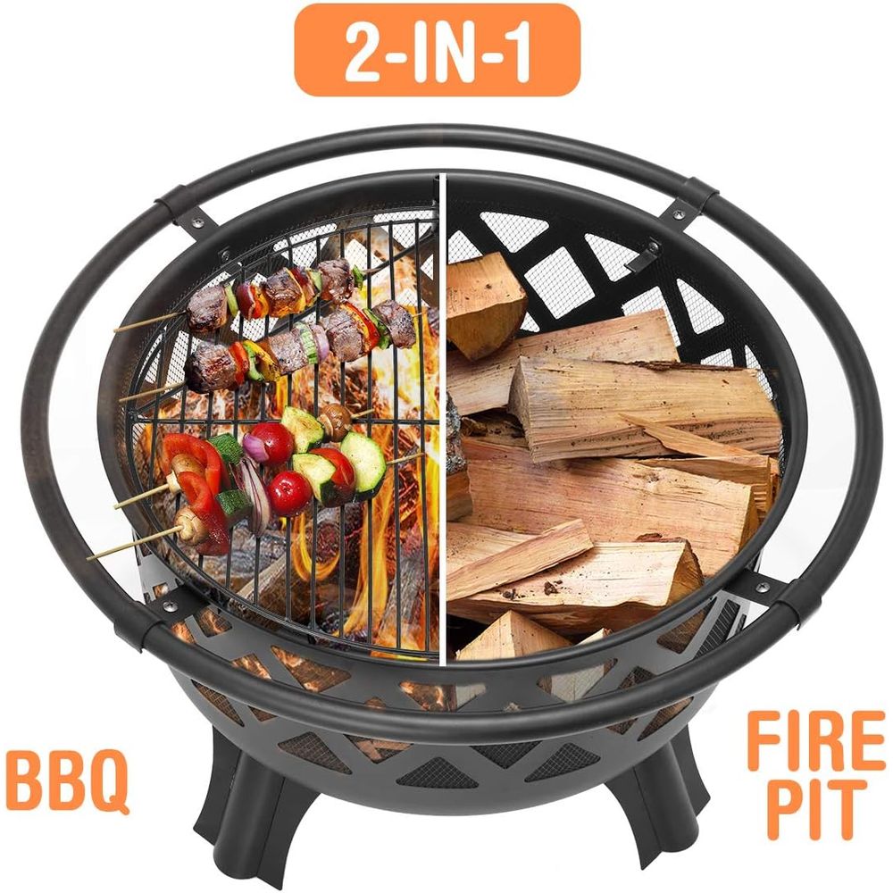 36 Inch Outdoor Wood Burning F - Fire Pit Bowl review and price