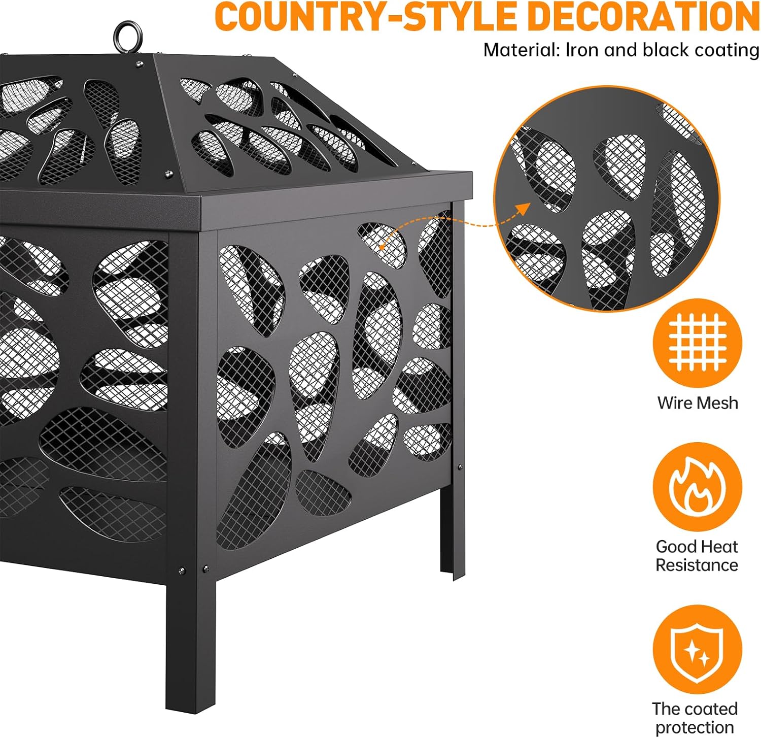 15.7 inch Small Fire Pit for O - Fire Pit Bowl review and price