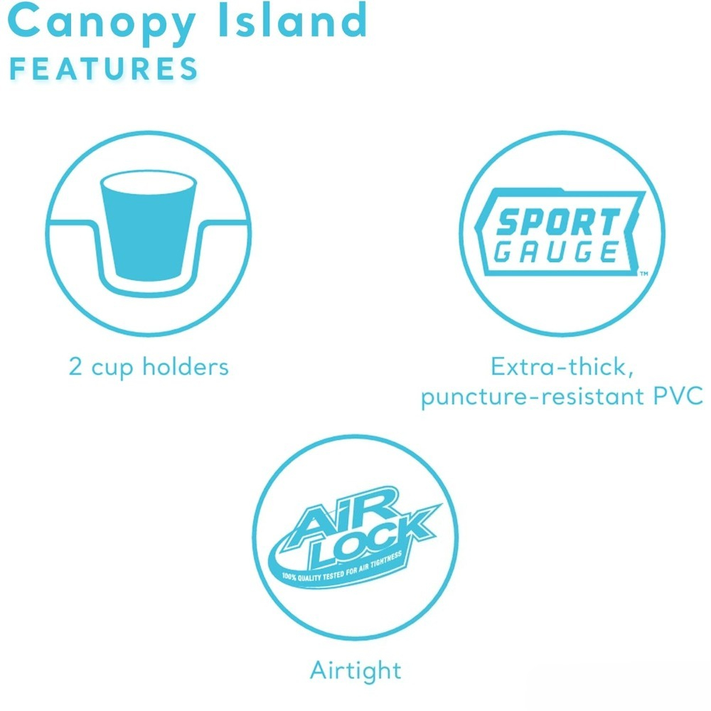 Canopy Island Inflatable Pool  - Outdoor Furniture Lounge review and price
