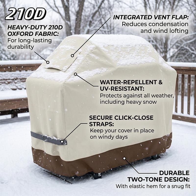 210D BBQ Beige Barbecue Grill  - Outdoor Furniture Fabric Waterproof review and price