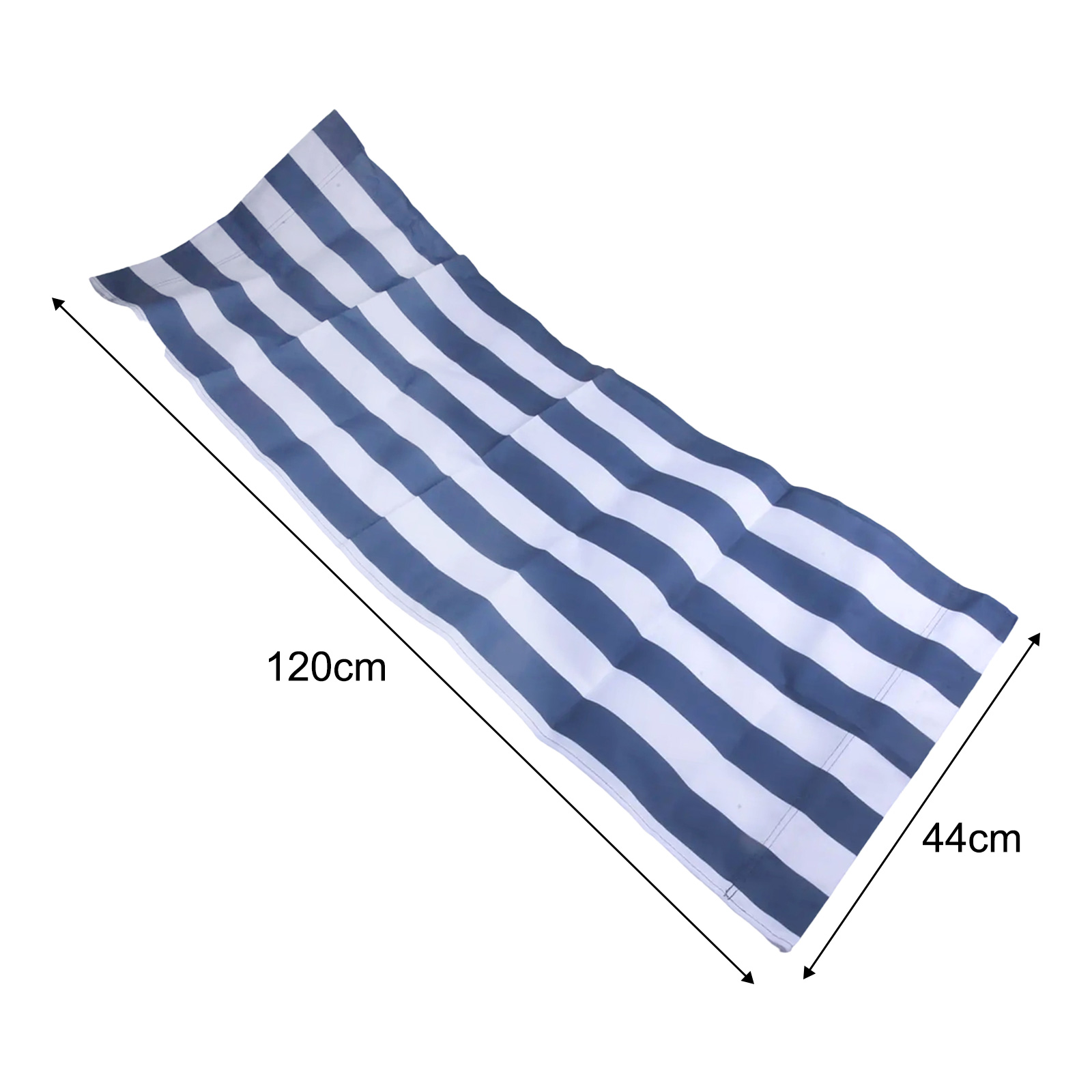 120x45cm White Blue Striped Po - Outdoor Furniture Replacement Fabric review and price