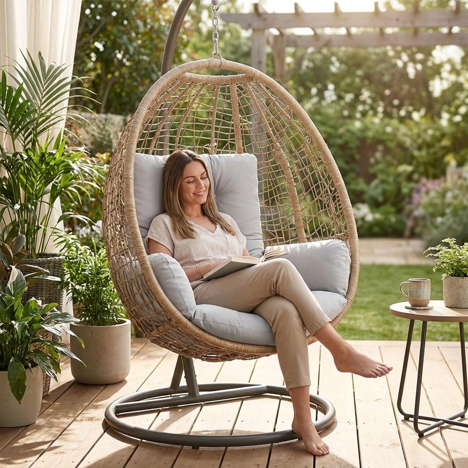 Egg Chair Cushion Replacement, - Outdoor Furniture Replacement Fabric review and price