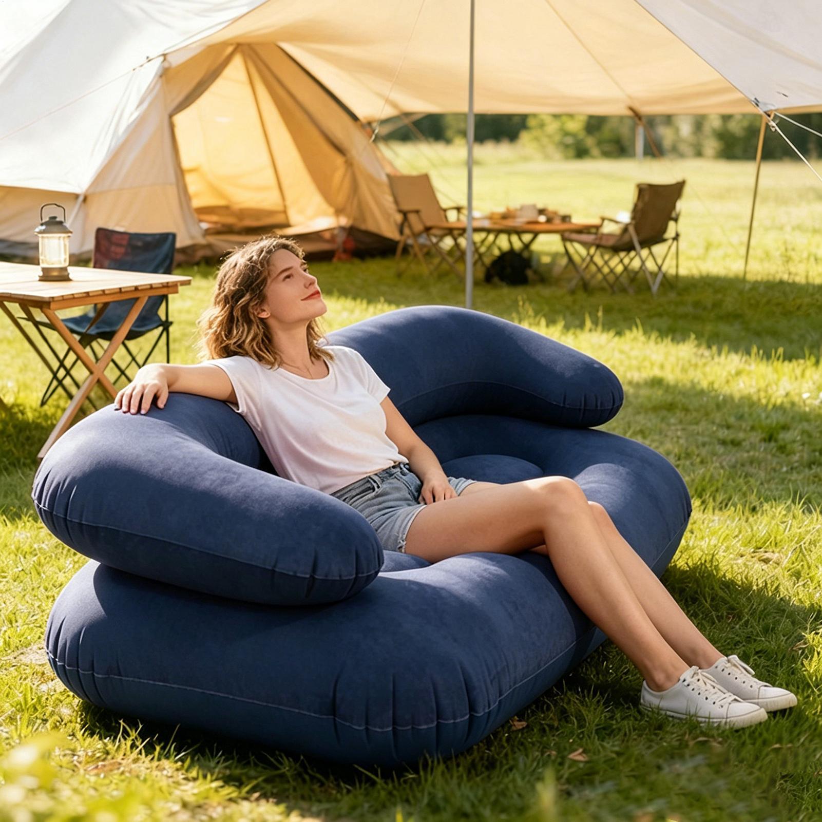 Double Inflatable Air Sofa Two - Outdoor Furniture Heavy review and price
