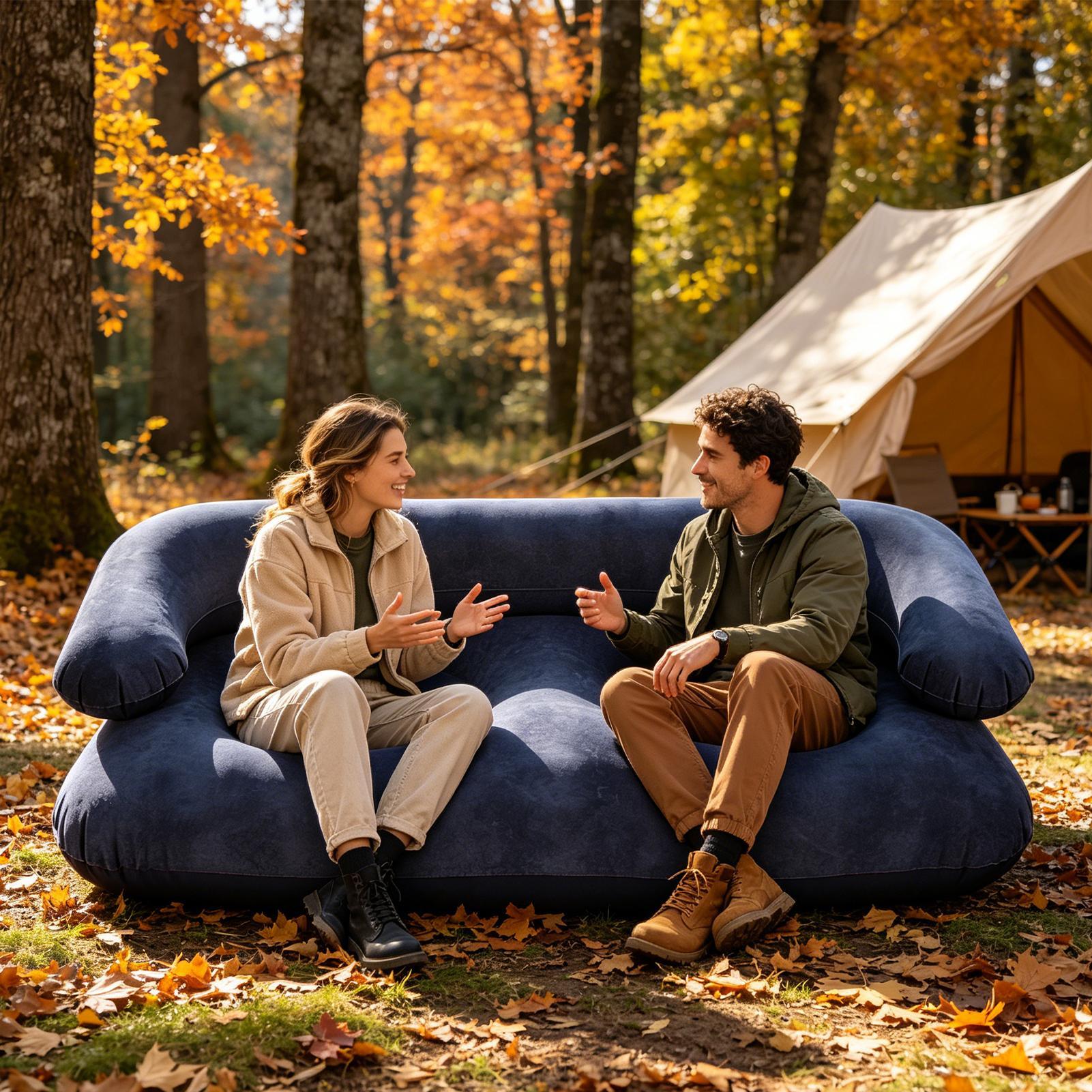 Double Inflatable Air Sofa Two - Outdoor Furniture Heavy review and price