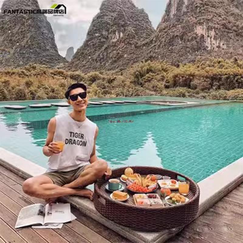 Swimming Pool Floating Rattan  - Outdoor Furniture In Bali review and price