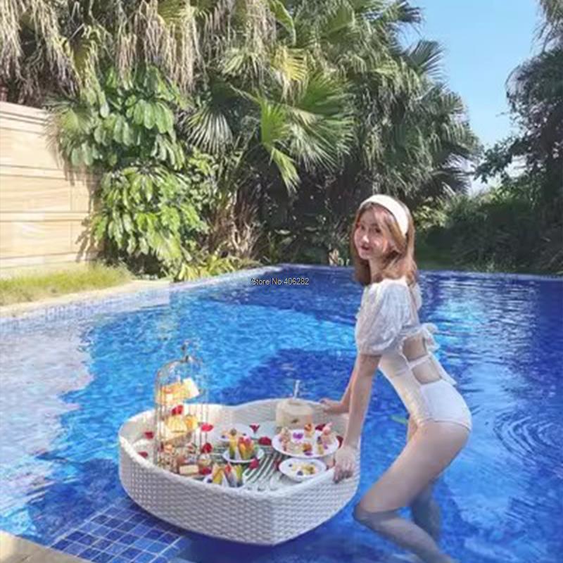 Swimming Pool Floating Rattan  - Outdoor Furniture In Bali review and price