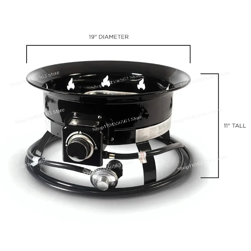 Portable Propane Fire Pit 58,0 - Fire Pit Bowl review and price