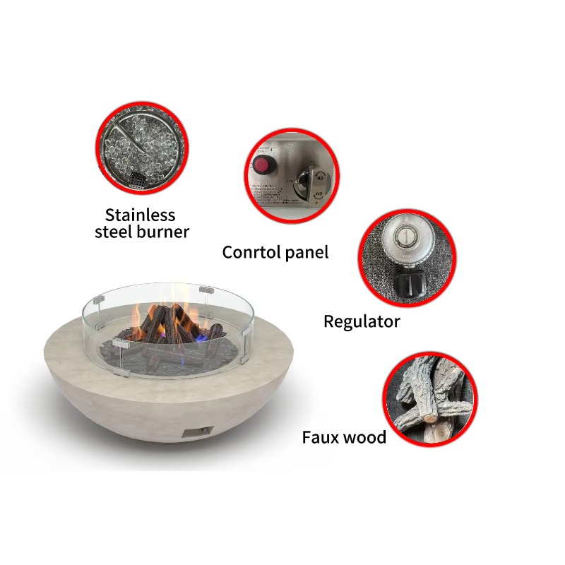 【Best-selling】36inch Bowl GFRC - Fire Pit Bowl review and price