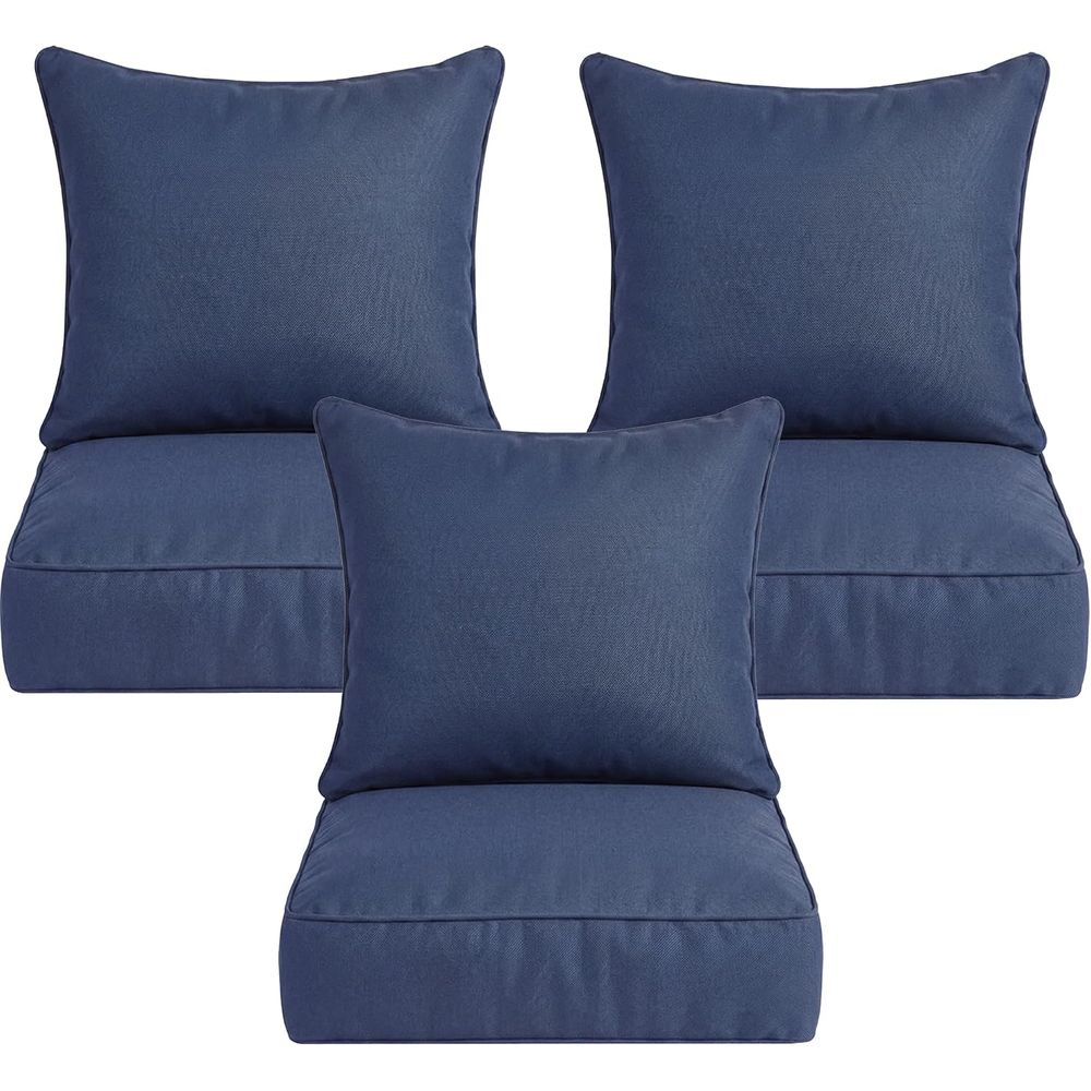 6 Thick Outdoor Chair Cushions - Outdoor Furniture Cushions 24 X 24 review and price