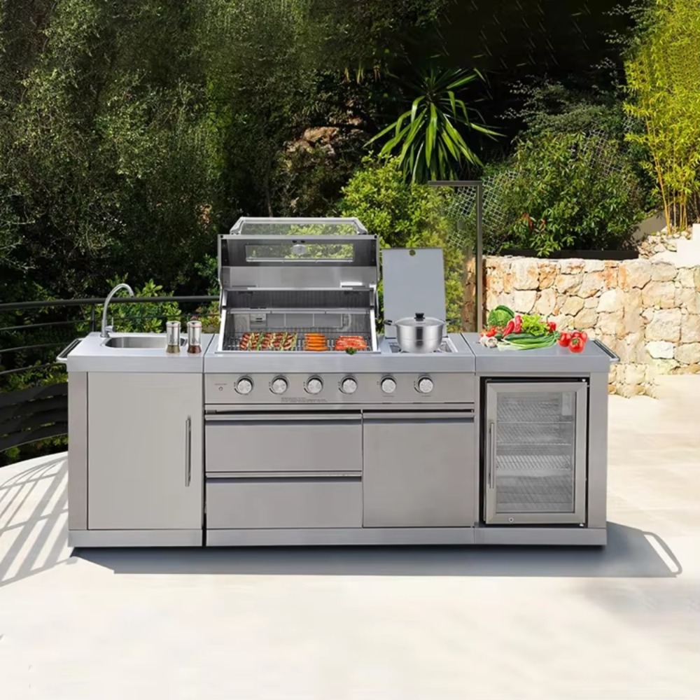 Outdoor Kitchen with Roof Cove - Outdoor Furniture Kitchener review and price