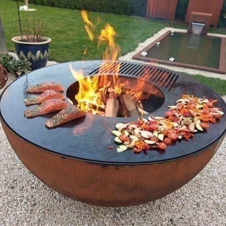 Large Wood Fired Barbecue Char - Fire Pit Bowl review and price