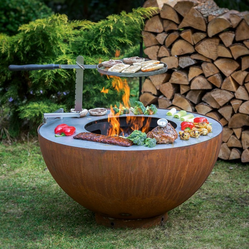 Large Wood Fired Barbecue Char - Fire Pit Bowl review and price
