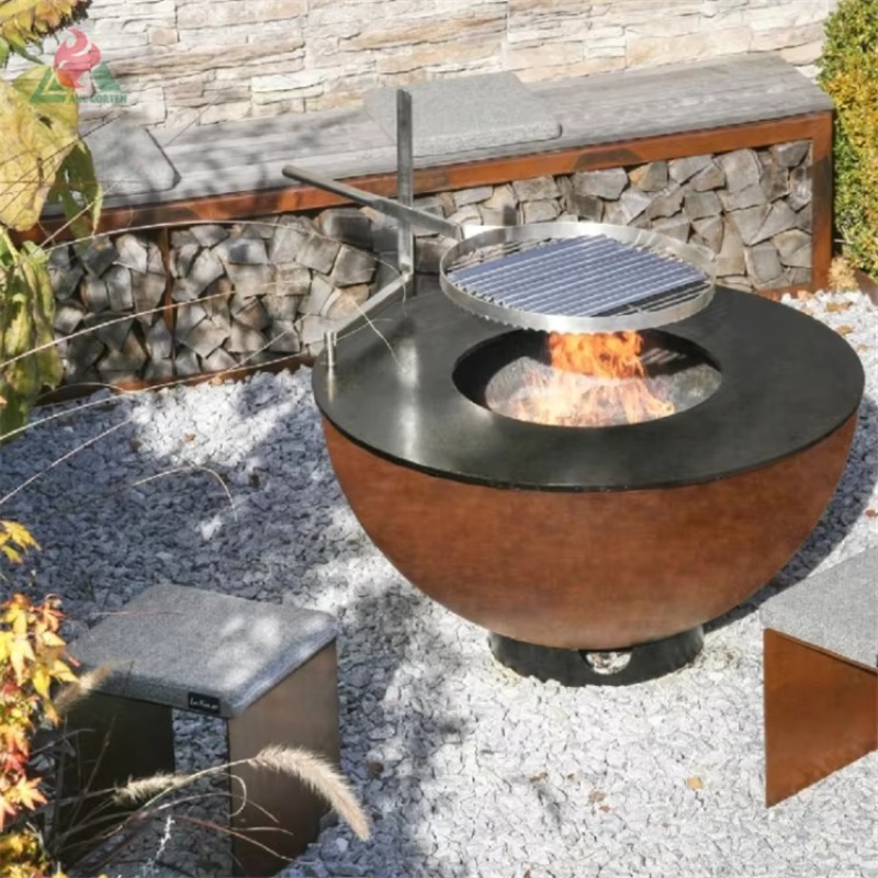 Large Wood Fired Barbecue Char - Fire Pit Bowl review and price