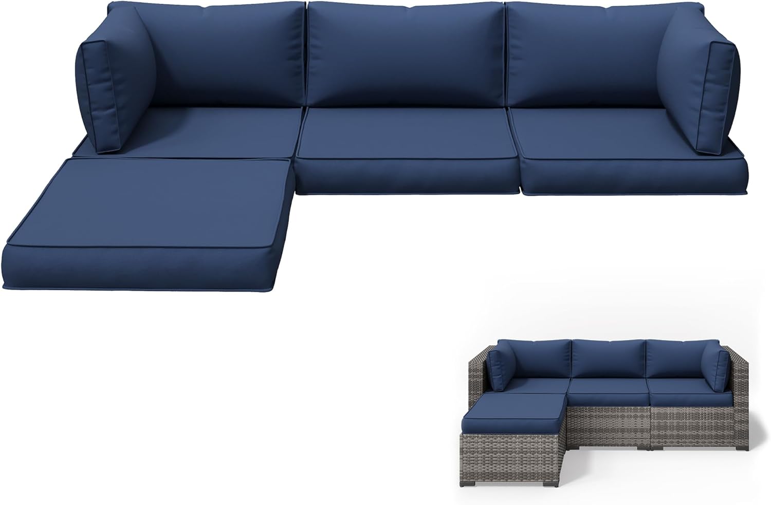 Outdoor Patio Sectional Furnit - Outdoor Furniture Replacement Fabric review and price