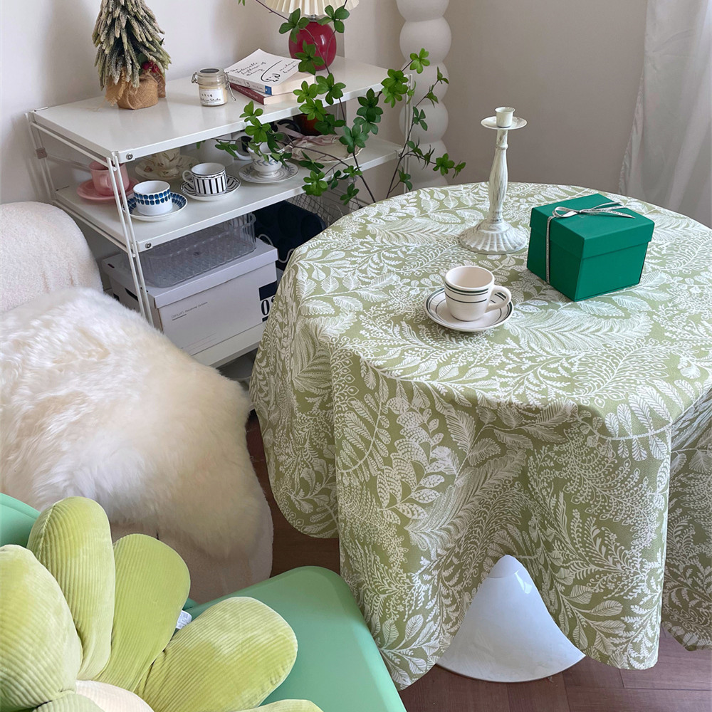 Cotton Linen Waterproof  Table - Outdoor Furniture Green review and price