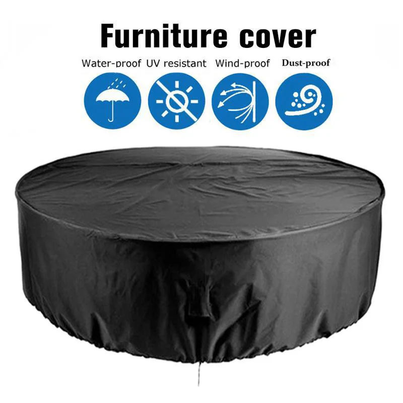 Fire Pit Cover Round Brazier S - Outdoor Furniture Fabric Waterproof review and price