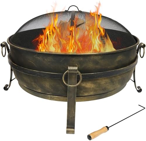 34-Inch Steel Large Fire Pit f - Fire Pit Bowl review and price
