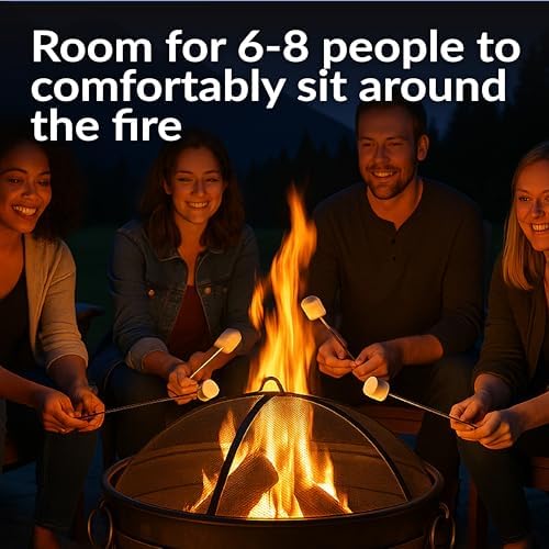 34-Inch Steel Large Fire Pit f - Fire Pit Bowl review and price