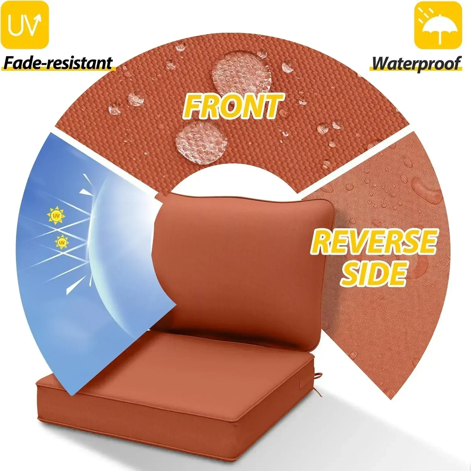 Bestseller[XMSJ]Outdoor Deep S - Outdoor Furniture Cushions 24 X 24 review and price