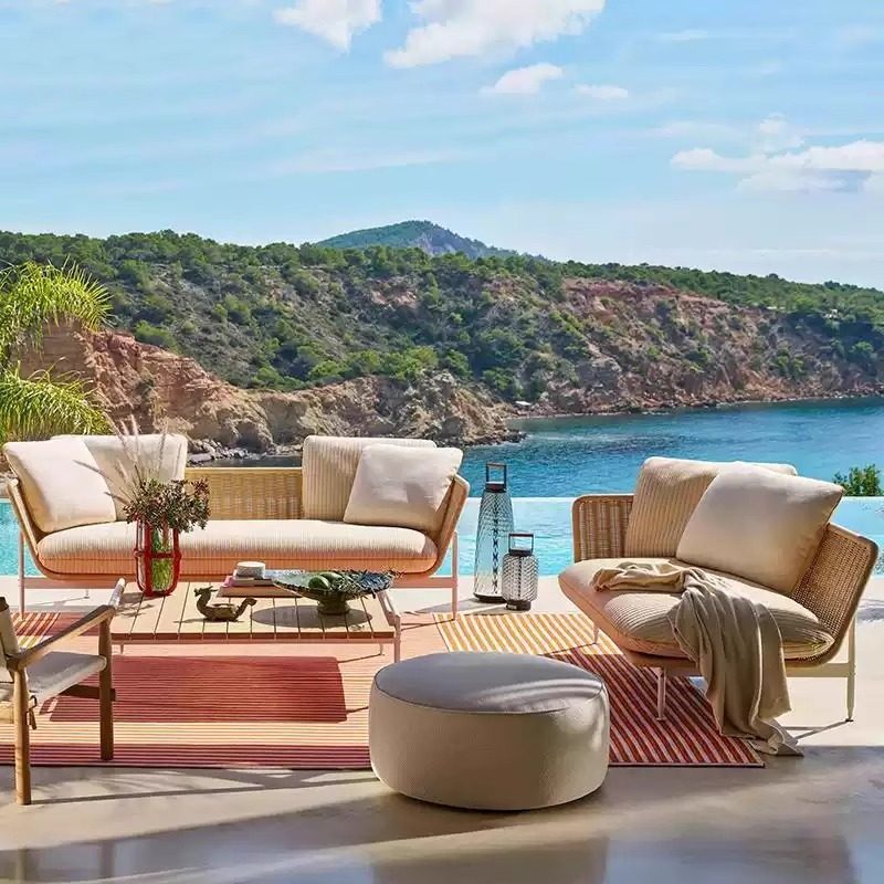 Outdoor Sofa, Rattan Courtyard - Outdoor Furniture Lounge review and price