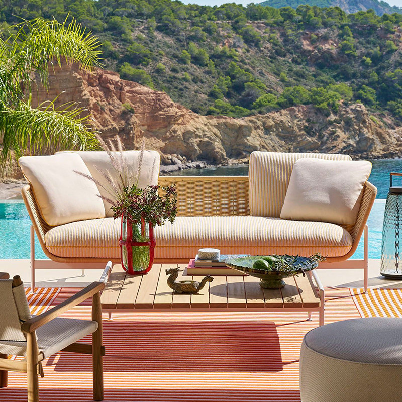 Outdoor Sofa, Rattan Courtyard - Outdoor Furniture Lounge review and price