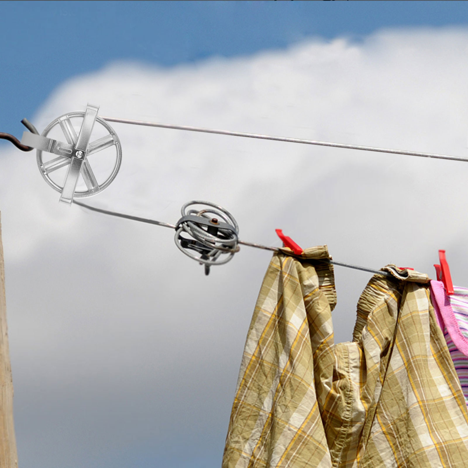 Heavy Duty Clothesline Pulley  - Outdoor Furniture Rope review and price