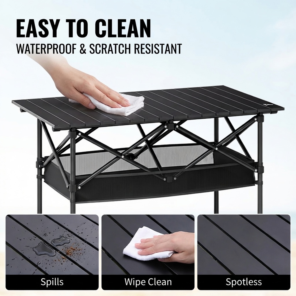 Portable Folding Outdoor Table - Folding Picnic Table review and price